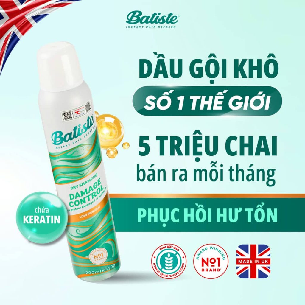 Độc quyền thương hiệu Batiste số 1 Thế Giới