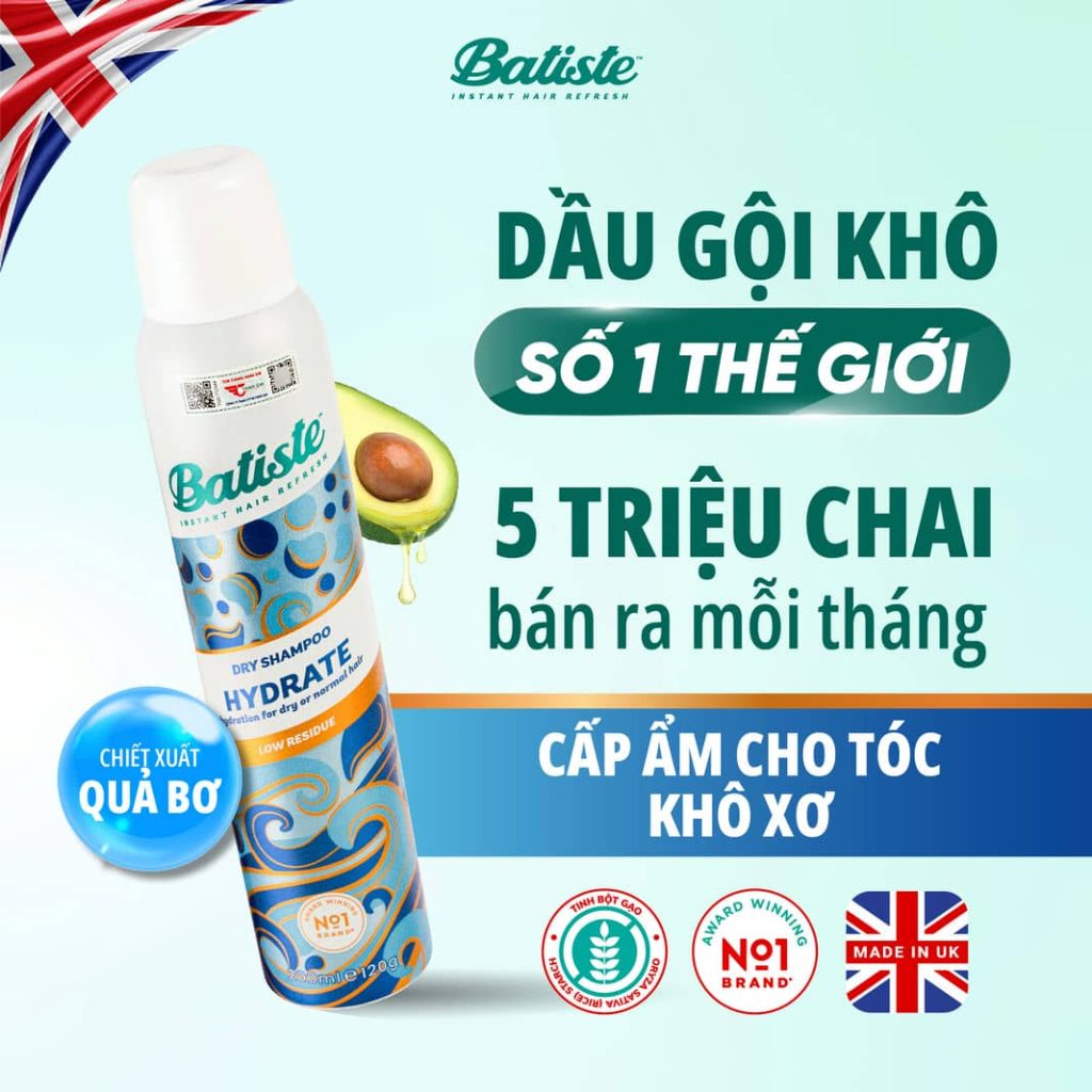 Độc quyền thương hiệu Batiste số 1 Thế Giới