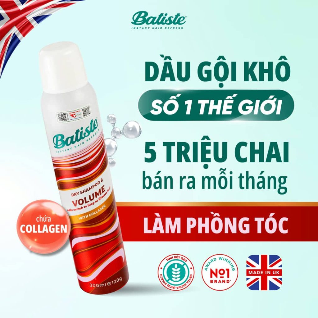 Độc quyền thương hiệu Batiste số 1 Thế Giới