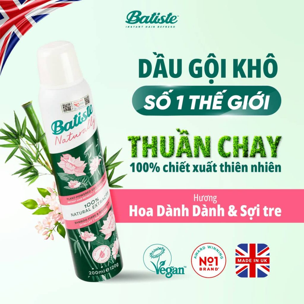 Độc quyền thương hiệu Batiste số 1 Thế Giới