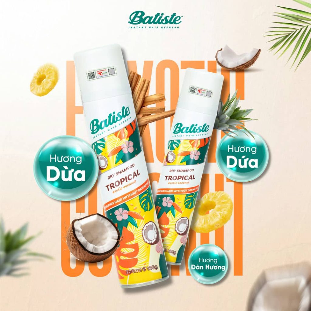Độc quyền thương hiệu Batiste số 1 Thế Giới