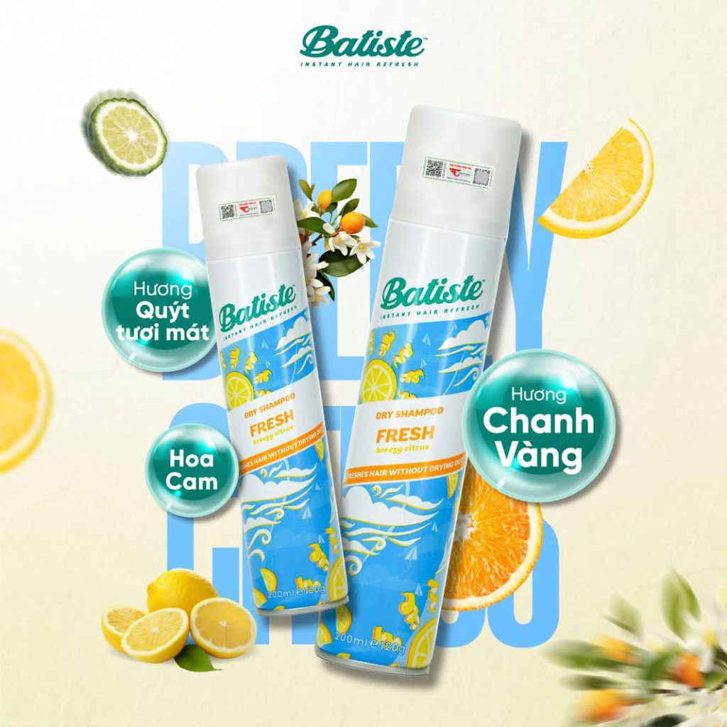 Độc quyền thương hiệu Batiste số 1 Thế Giới
