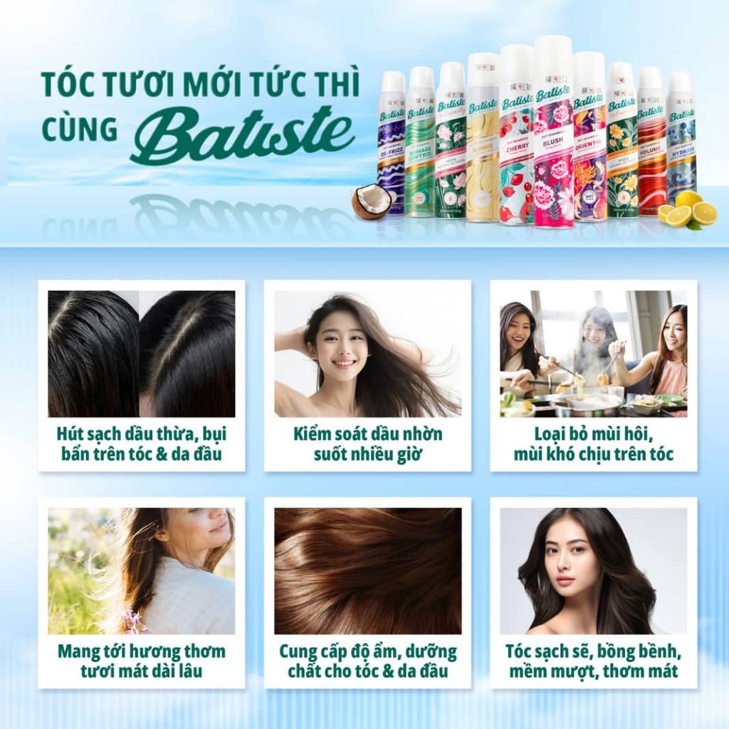 Độc quyền thương hiệu Batiste số 1 Thế Giới
