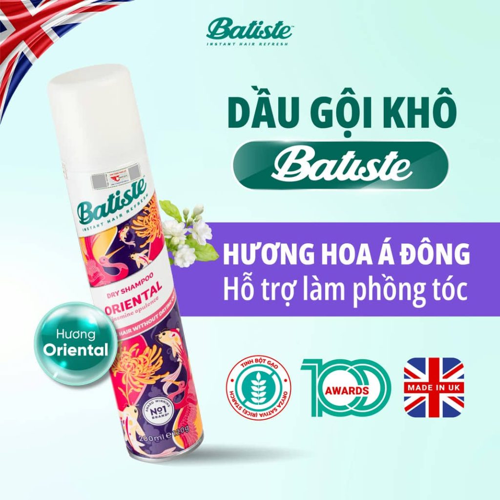 Độc quyền thương hiệu Batiste số 1 Thế Giới