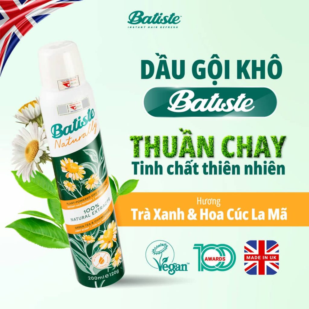 Độc quyền thương hiệu Batiste số 1 Thế Giới