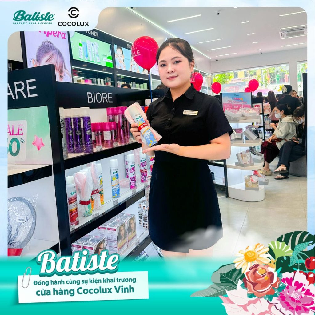 Độc quyền thương hiệu Batiste số 1 Thế Giới