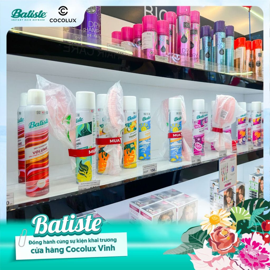 Độc quyền thương hiệu Batiste số 1 Thế Giới
