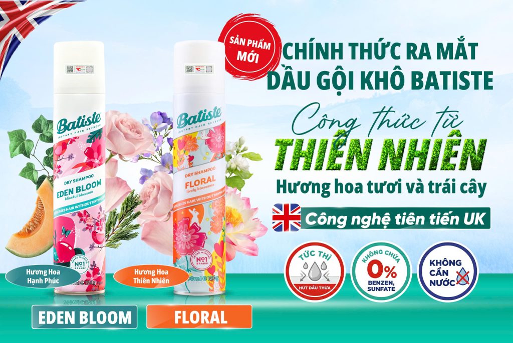 Độc quyền thương hiệu Batiste số 1 Thế Giới
