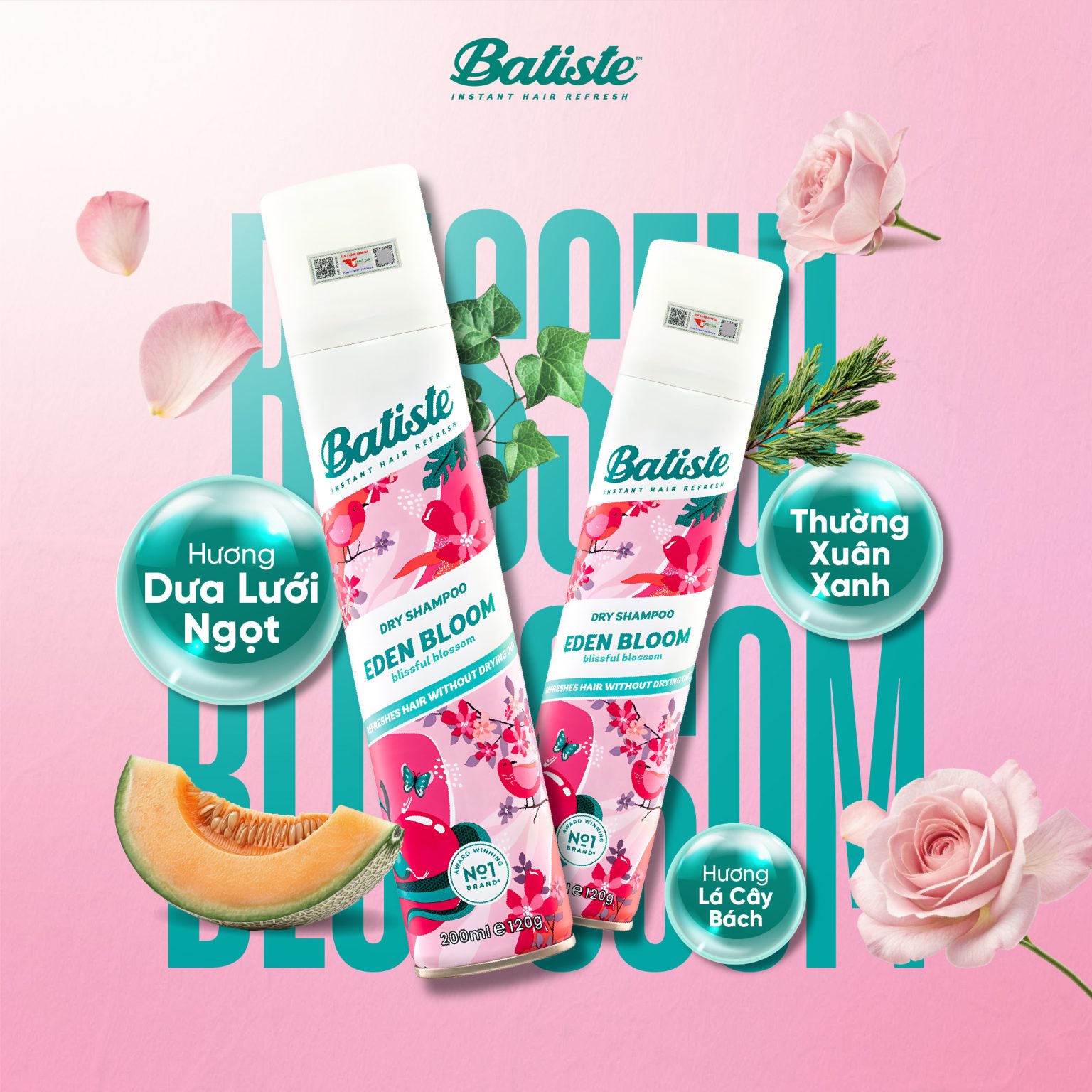 Batiste Eden Bloom - Hương Hoa Hạnh Phúc
