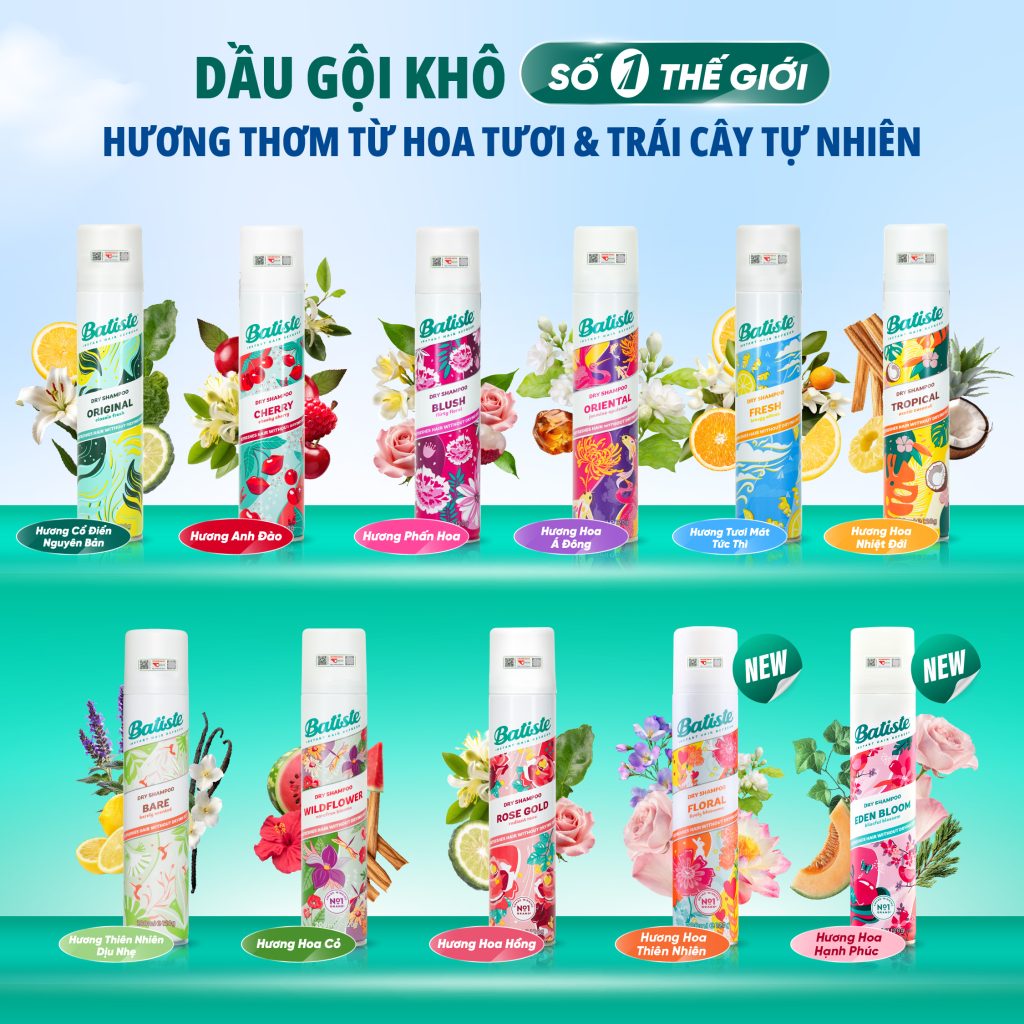 Độc quyền thương hiệu Batiste số 1 Thế Giới